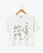 Girls night out crop top with vintage line-art boots and martini illustration, script lettering for the whole crew. Perfect for bachelorette parties, girls trips, and late-night outings.