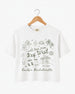 With Love from Key West Crop Top White