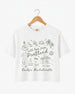 With Love from Portland Crop Top White