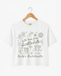 With Love from Scottsdale Crop Top White