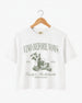 Vino Before Vows Crop Top White
