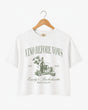 Vino Before Vows Crop Top White