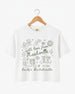 With Love from Nashville Crop Top White