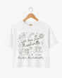 With Love from Nashville Crop Top White