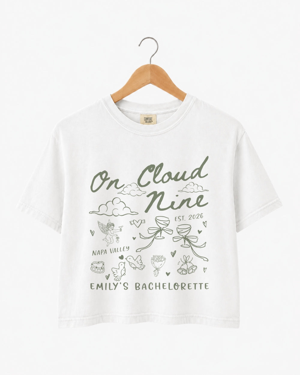 On Cloud Nine Crop Top White