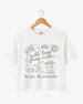 With Love from Nola Crop Top White