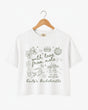 With Love from Nola Crop Top White