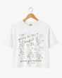 Going To The Chapel Crop Top White