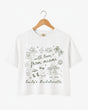 With Love from Miami Crop Top White