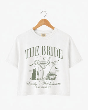 Bride or Die, Ride or Die Crop Top White