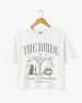 Bride or Die, Ride or Die Crop Top White
