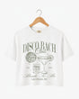Disco Bach Club Crop Top White