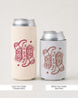 Wild Wild Wife Cowgirl Boots Can Cooler White