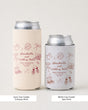 Seashells & Wedding Bells Can Cooler White