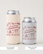 With Love from Savannah Can Cooler Matching bachelorette can cooler with custom city design for bride and bridal crew