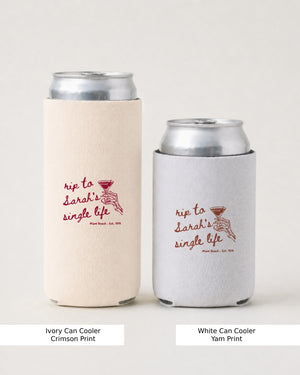RIP to Sarah's single life Can Cooler White