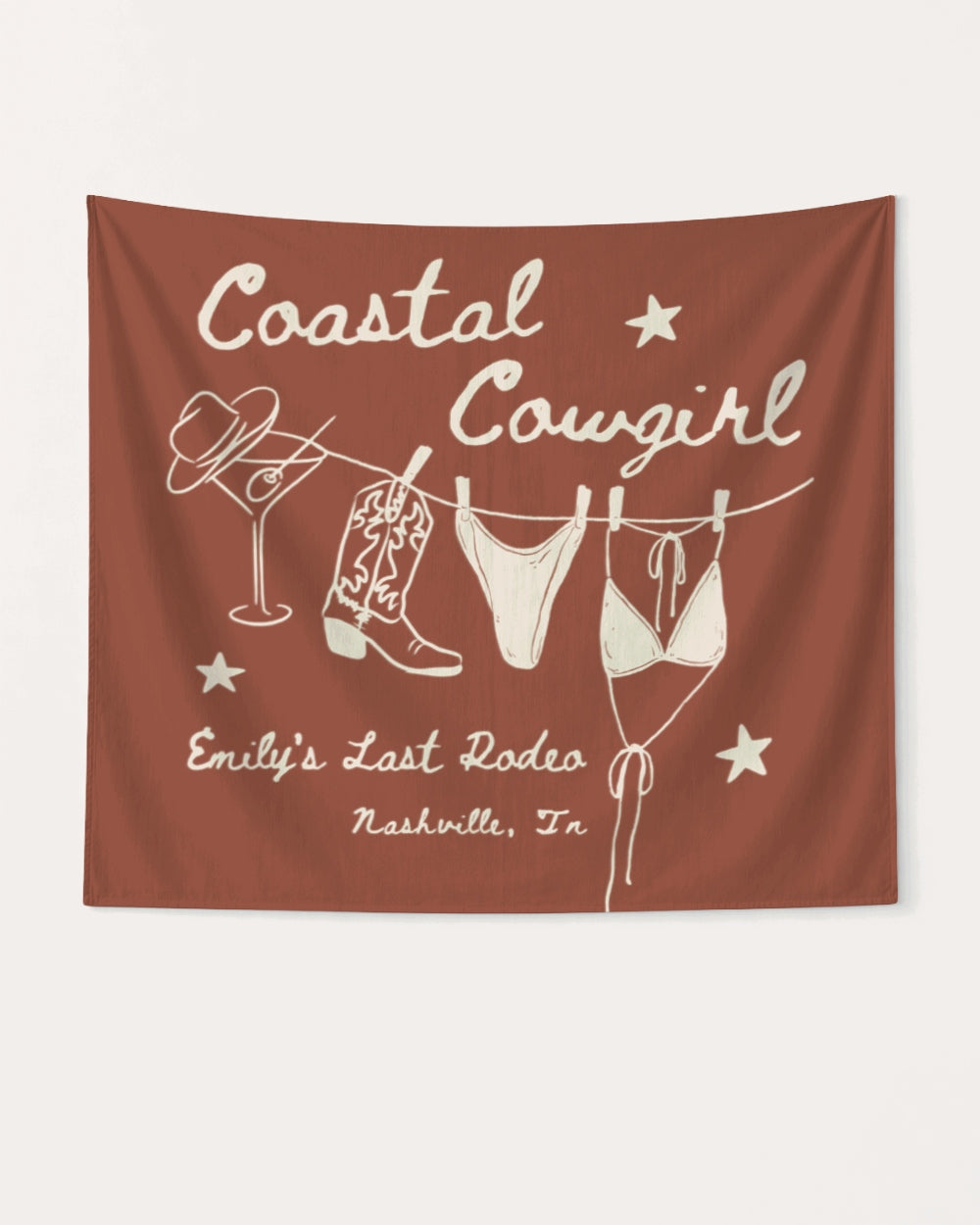 Coastal Cowgirl Banner Yam
