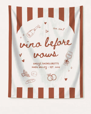Vino Before Vows Banner Yam