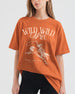 Gift idea for the western bride: Wild Wild Wife bachelorette T-shirt with vintage rodeo illustration and script lettering. Perfect for the bride squad heading to a country concert or ranch weekend.