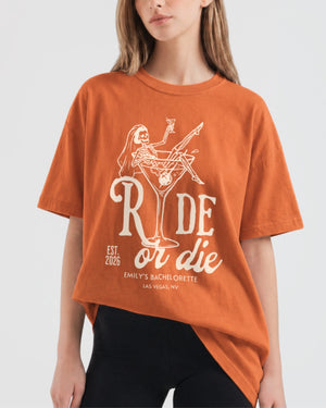 Bride or Die and Ride or Die T-Shirt Yam
