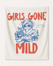 Girls Gone Mild Personalized Bachelorette Party Banner Decor, Spa Cat Bachelorette Tapestry