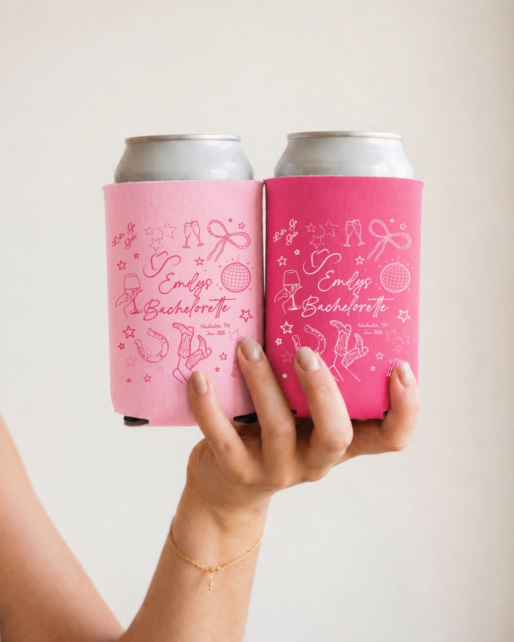 Let's Go Girls Disco Boots Can Cooler