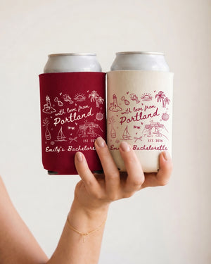 With Love from Portland Can Cooler