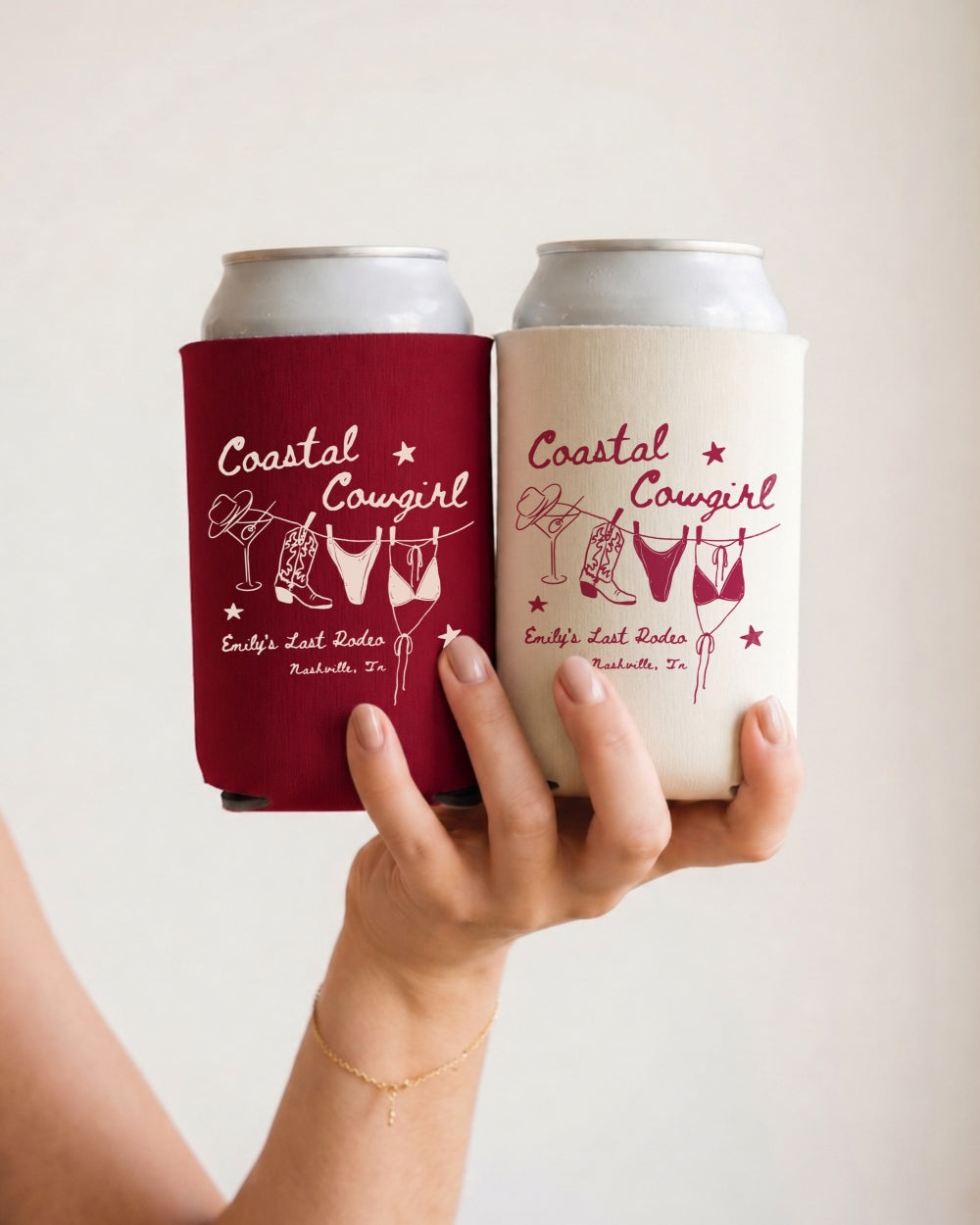 Coastal Cowgirl Can Cooler