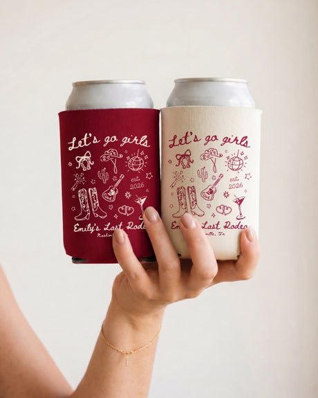 Let's Go Girls Cowgirl Party Can Cooler
