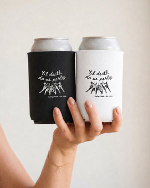 Til death do us party Can Cooler Black