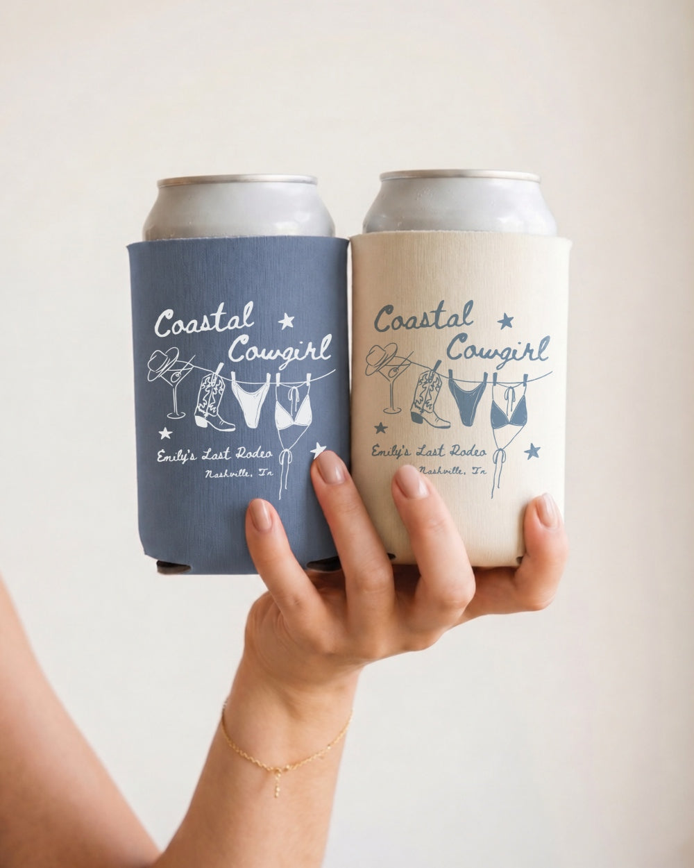 Coastal Cowgirl Can Cooler