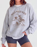 Gift idea for the bride-to-be: Wild Wild Wife bachelorette sweatshirt with vintage western rodeo art. Personalized with bride name, destination city, and weekend date for the whole crew.