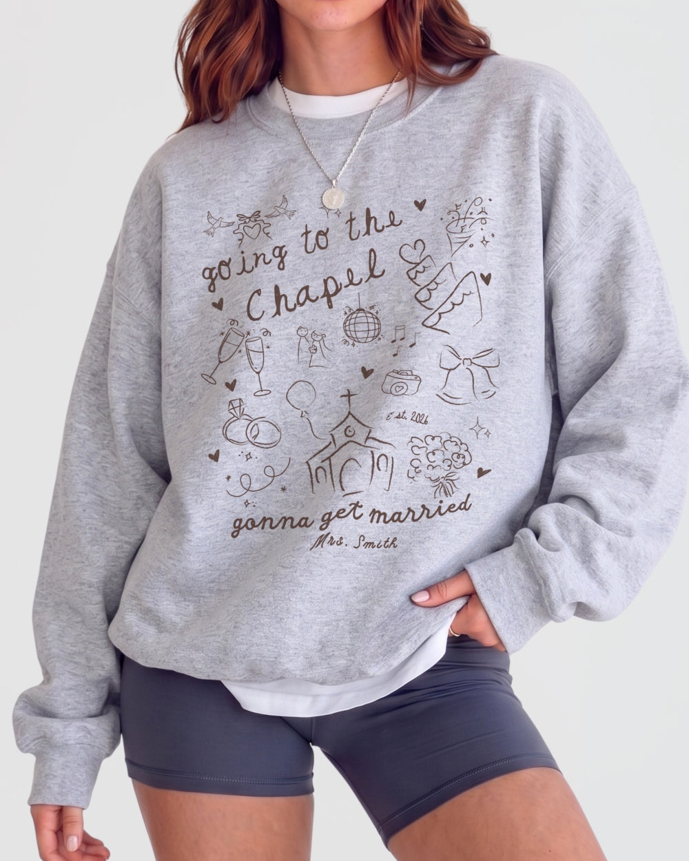 Going To The Chapel Sweatshirt Sport Grey